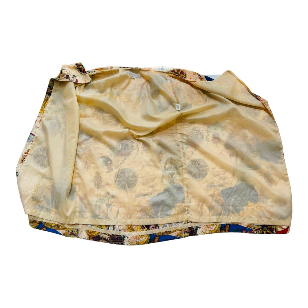 Vintage Women's Preston & York Vintage American Flag Map Nautical Wrap Straight - Picture 5 of 16